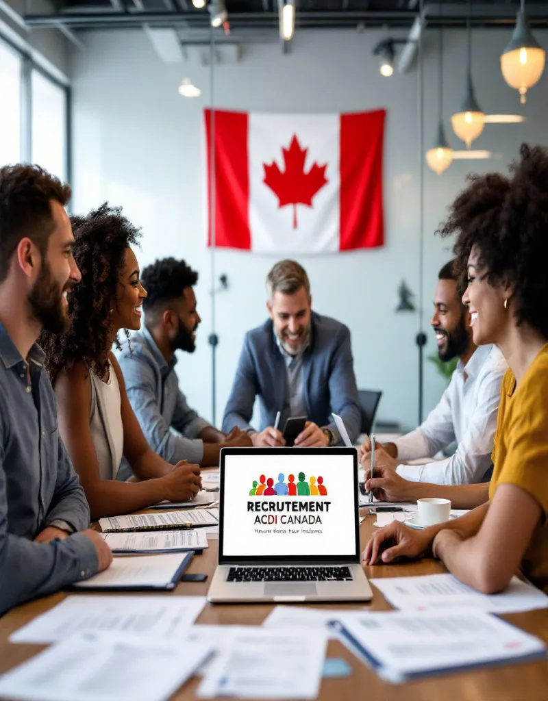Nous recrutons des personnes sérieuses et disciplinées au Canada au sein de notre entreprise ACDI CANADA.