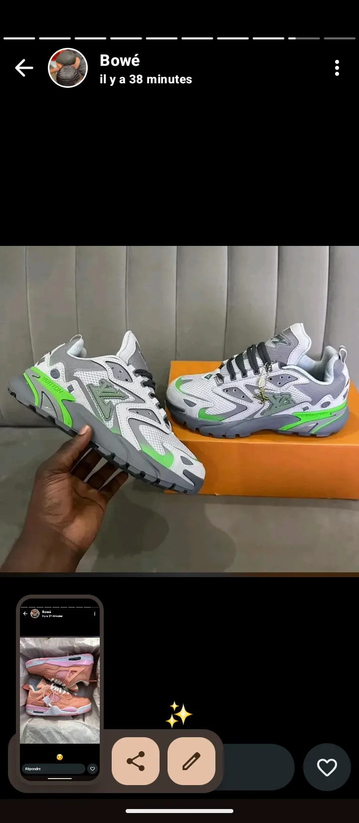 Toutes vos chaussures sont disponibles à partir de