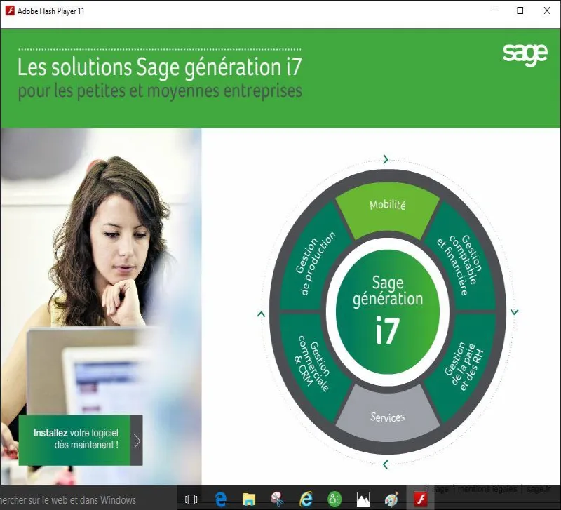 VENTE DES LOGICIELS SAGE 100 VERSIONS I7